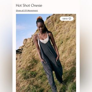 Free People Hot Shot Onsie